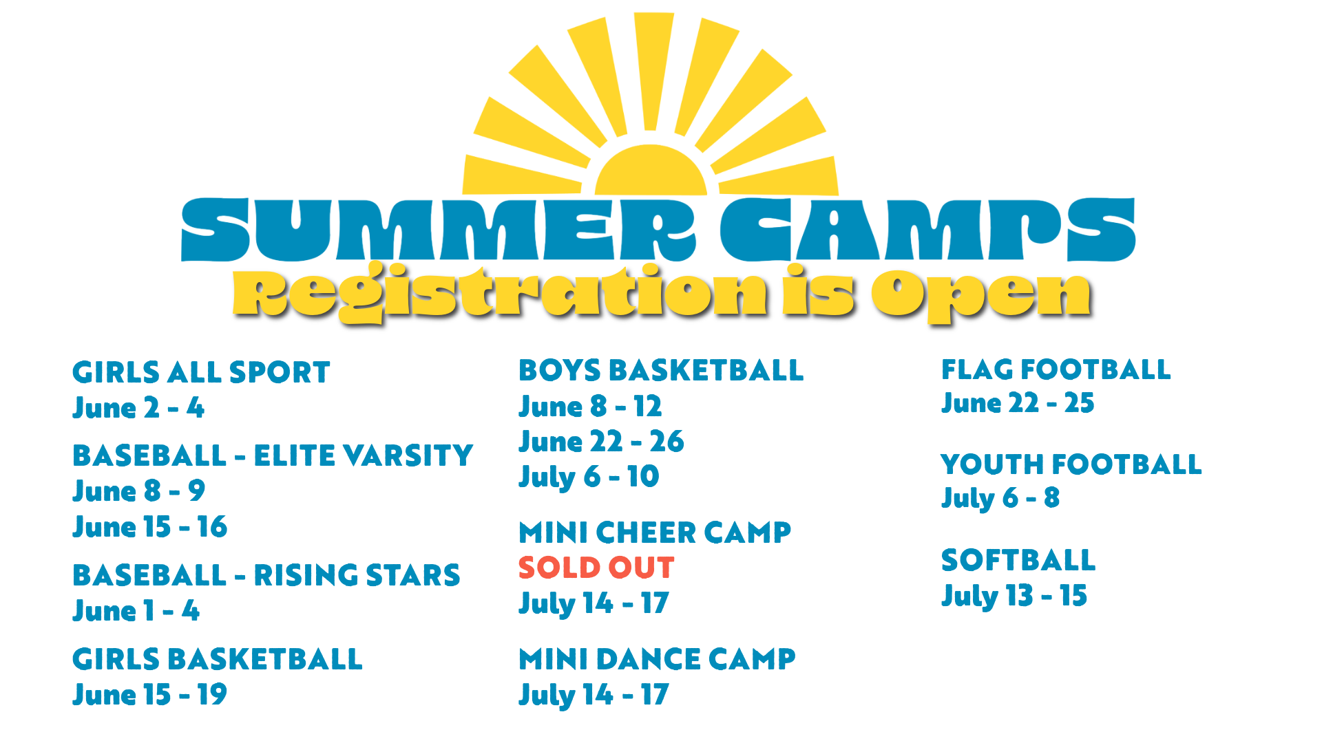 Cambridge 2026 Summer Camps
