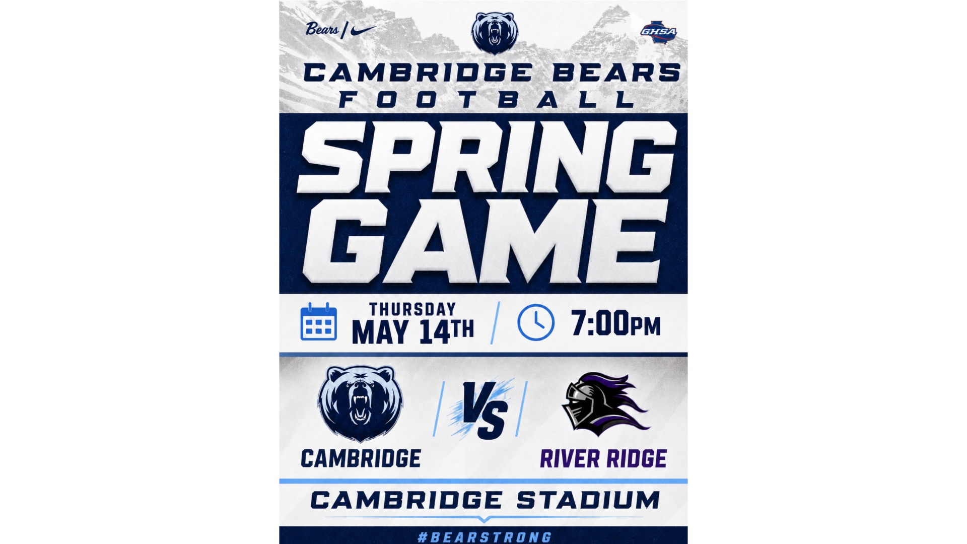Football in Spring!!